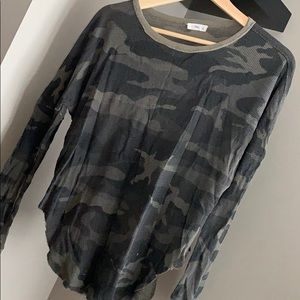 Aritzia T and A camp waffle top